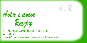 adrienn rajz business card